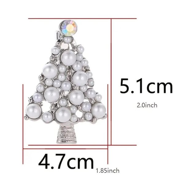 PEARL TREE BROOCH - Picture 2 of 2